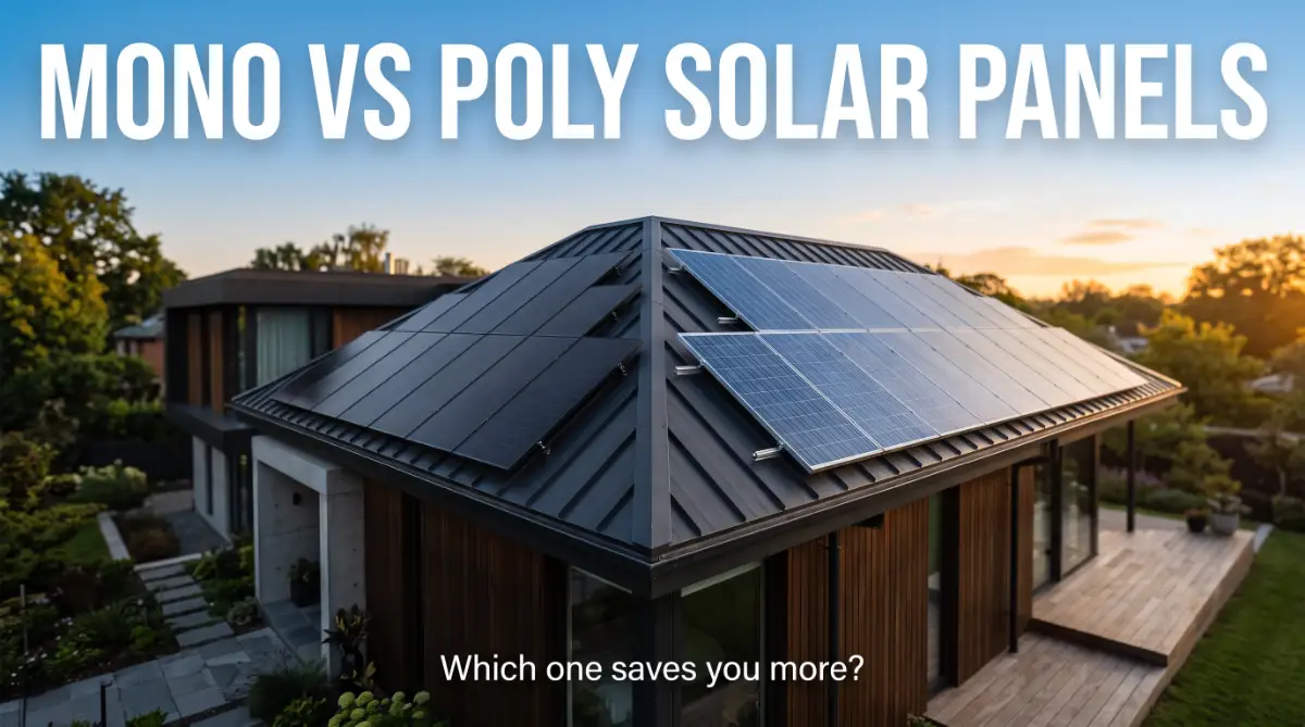 Mono vs Poly Solar Panels: 5 Ways to Choose and Save Money