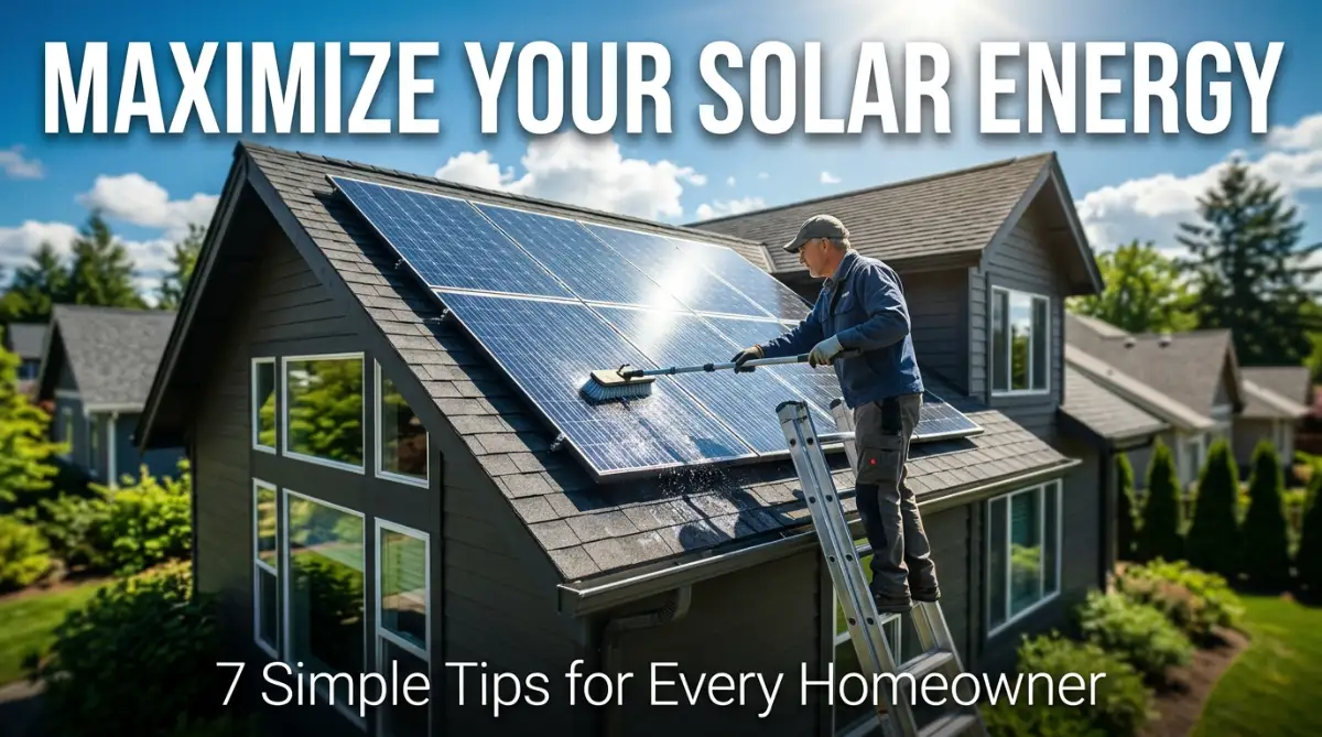 7 Essential Residential Solar Panel Maintenance Tips for Peak Efficiency