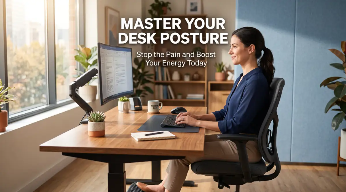 How to Maintain Proper Posture While Working at a Desk All Day